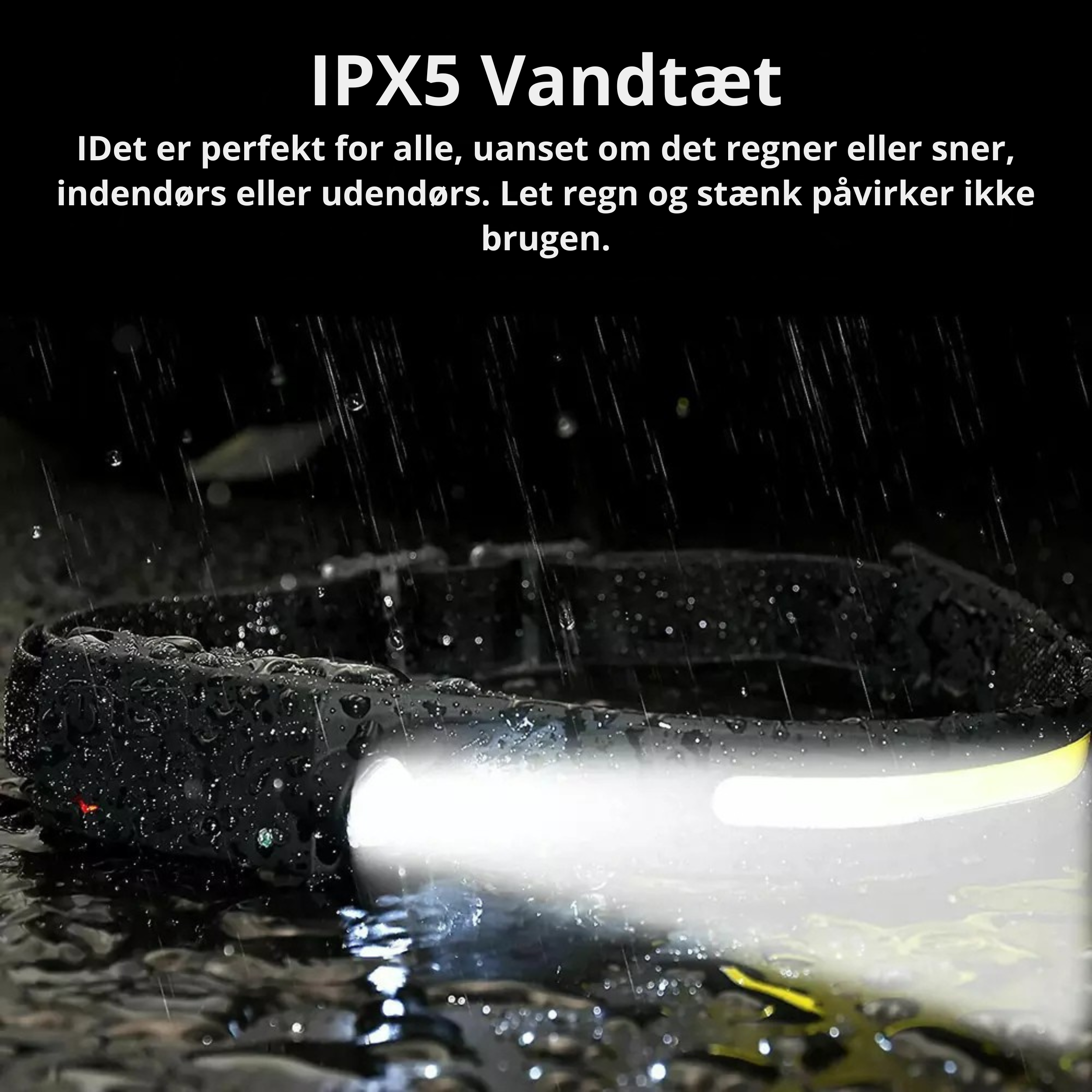 LumiGear Pro | Sæt med LED Hovedlygte med Bevægelsessensor