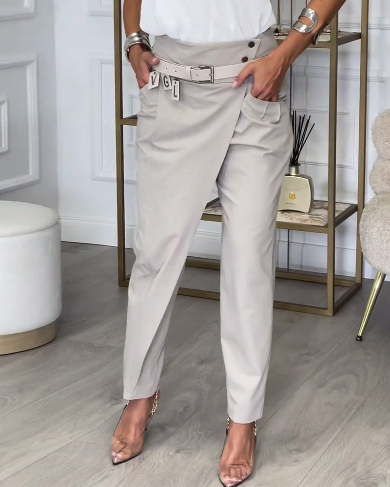 Harlow l Modieuze Broek met Zakke