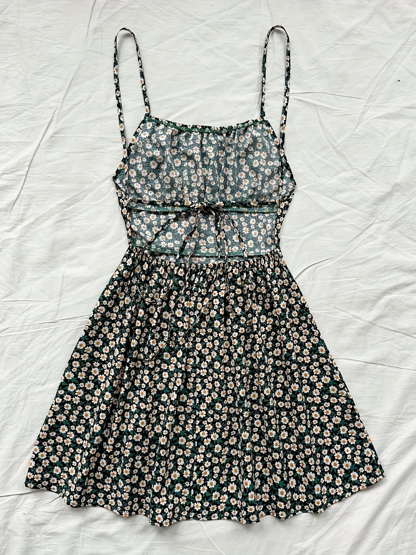 NEILA | Chic Ditsy Floral Backless Sundress