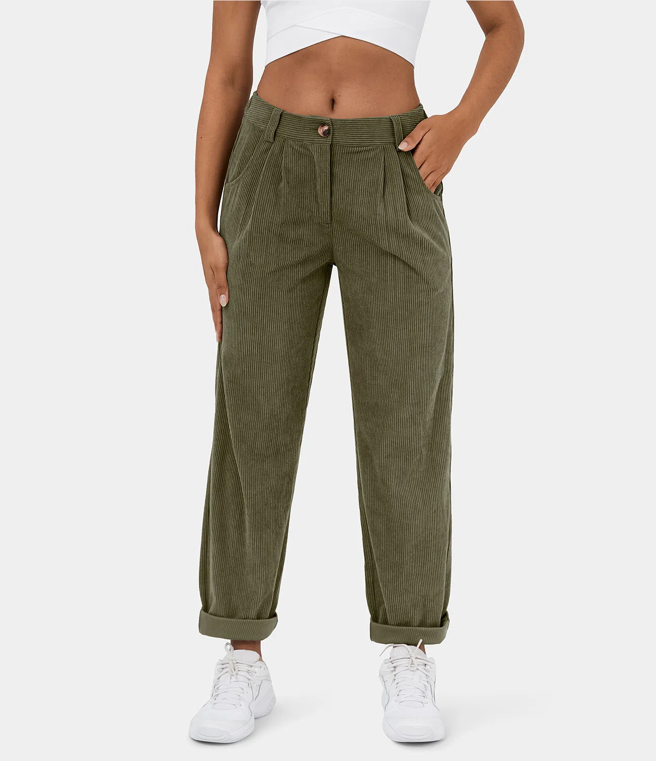 Lana™ | Mid-Height Corduroys