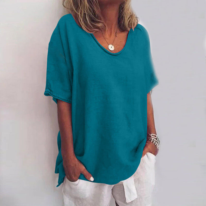 Evelina | Elegance V-Neck Shirt