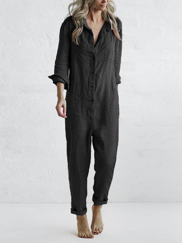 Sydney - Langærmet Jumpsuit