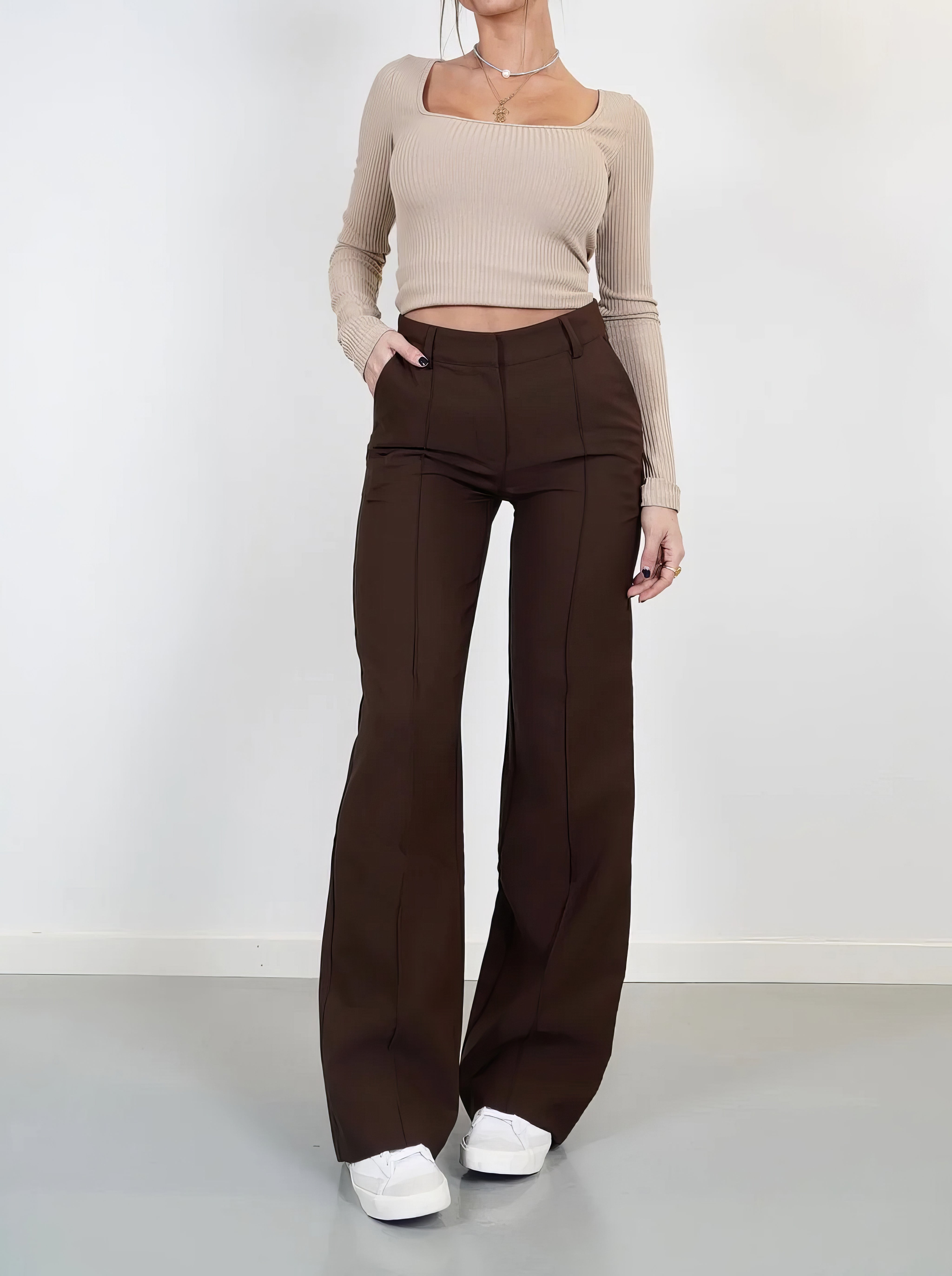 Miracle | Elegant flattering wide trousers