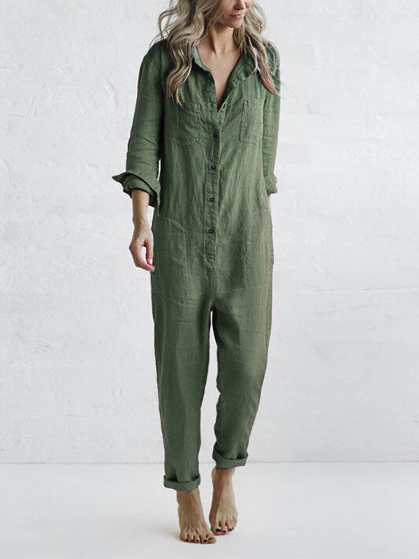 Sydney - Langærmet Jumpsuit