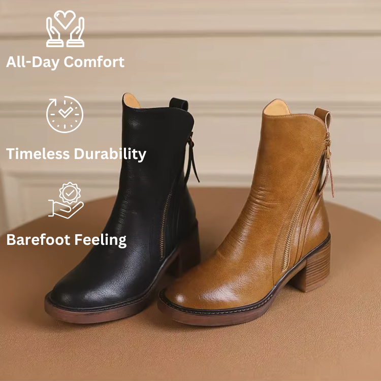 Maya | Premium Leather Ankle Boots