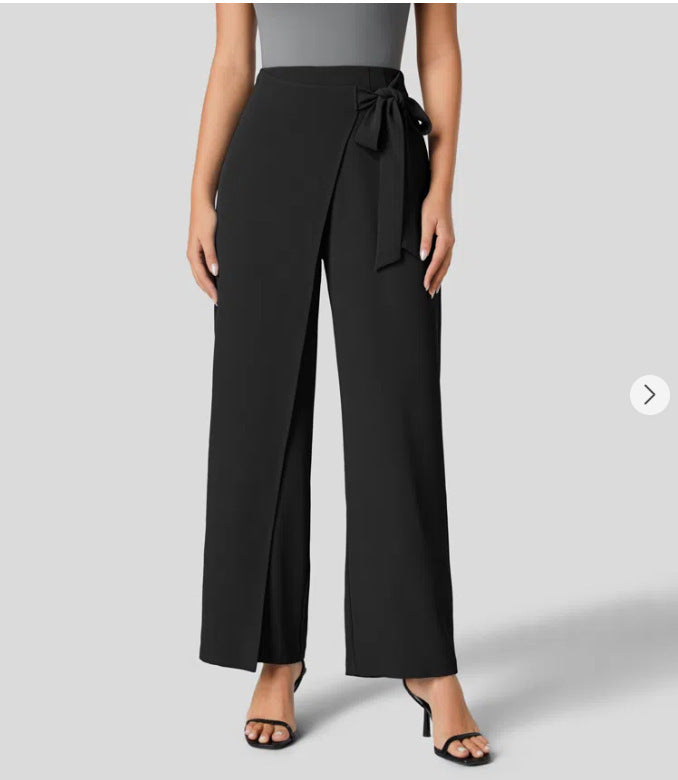 Cara | High-Waisted Wide Leg Trousers 