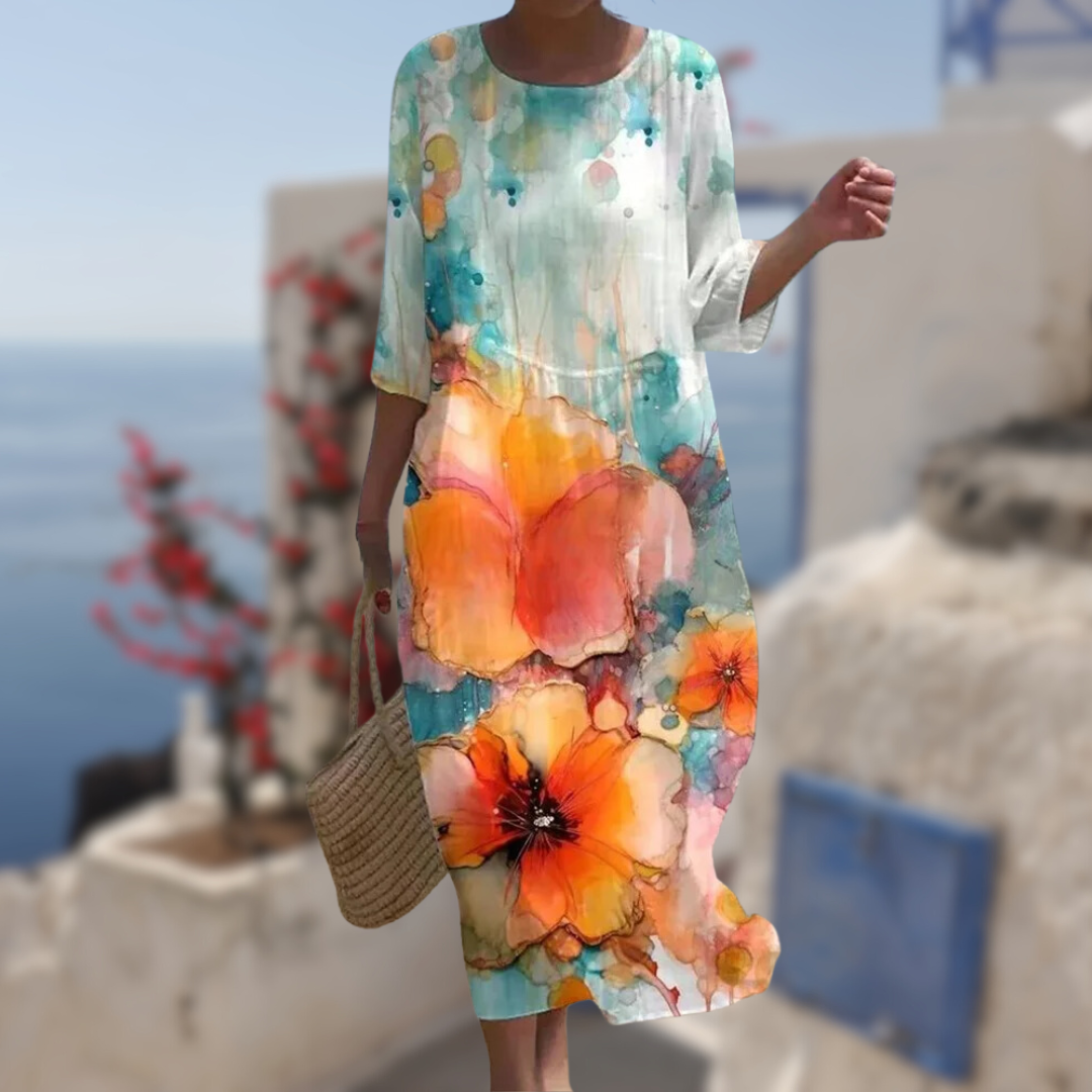 Miranda | Elegant floral dress