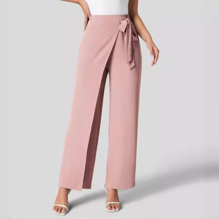 Cara | High-Waisted Wide Leg Trousers 