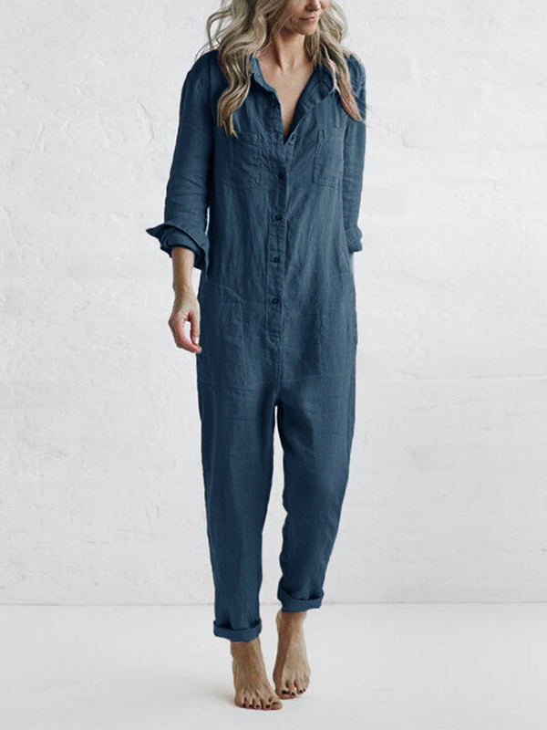 Sydney - Langærmet Jumpsuit