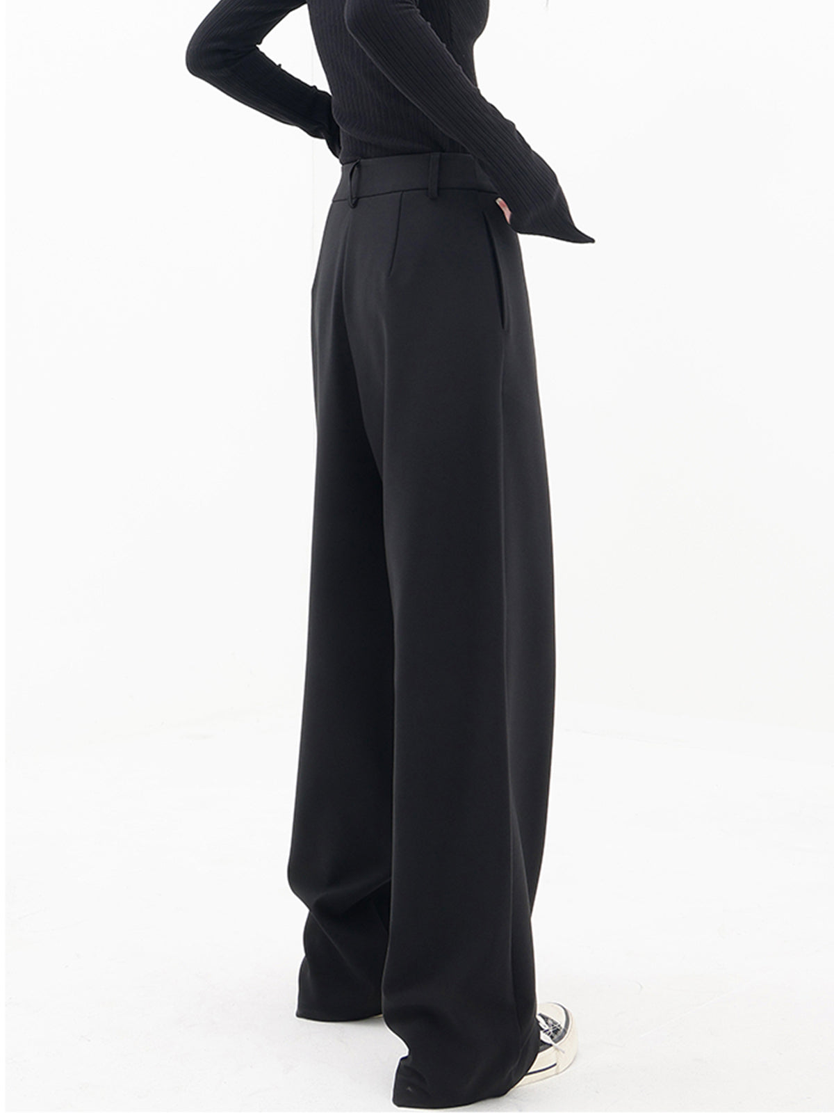 Luxzio | Asymmetric baggy pants 