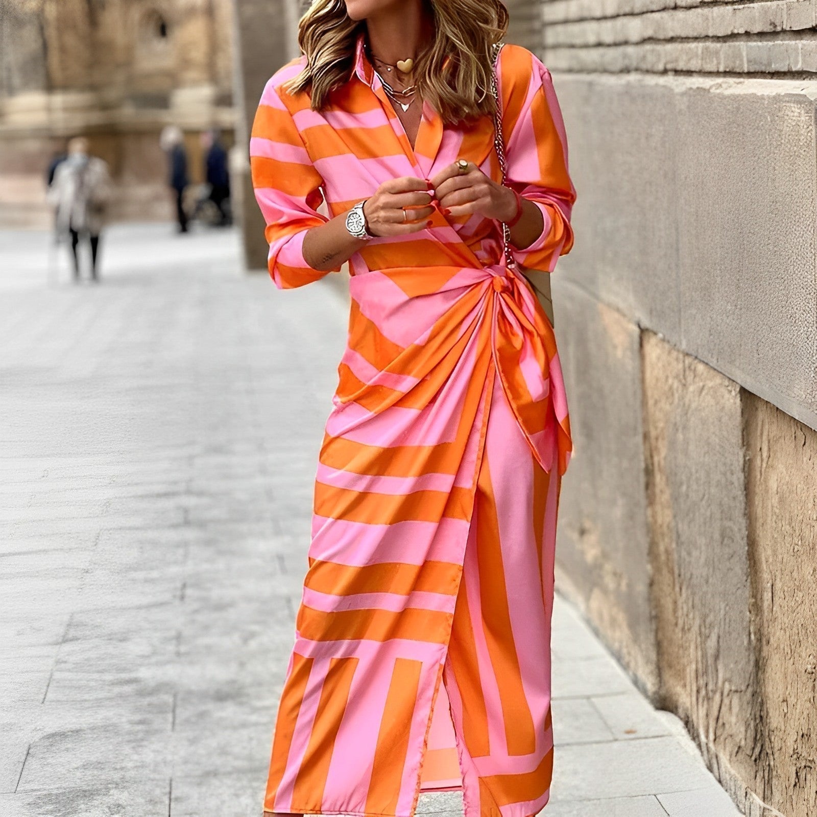 Beatrice - Stylish Multicolored Long Dress