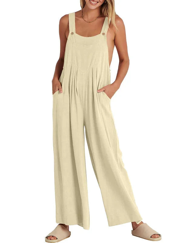 Eleganza | Linen Bloom Jumpsuit