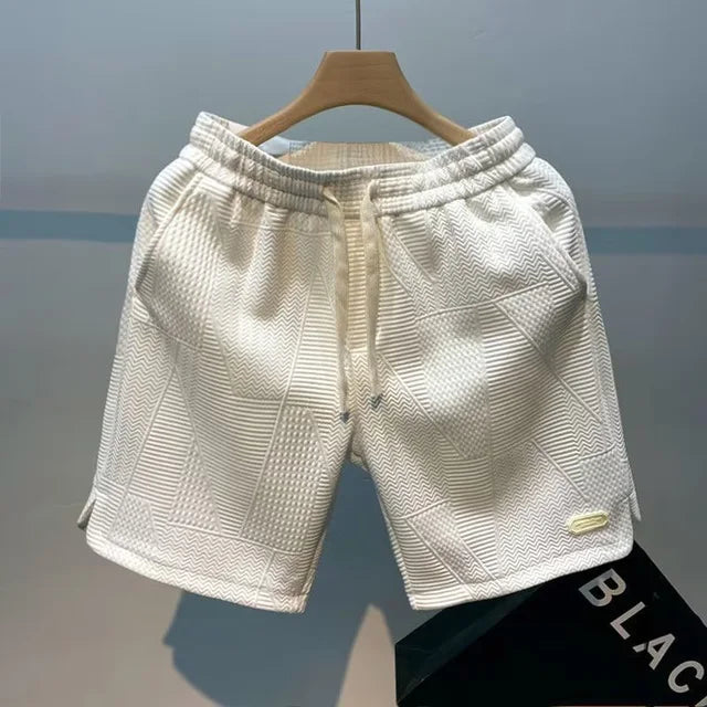 Carl - Herringbone Breeze Shorts til mænd 