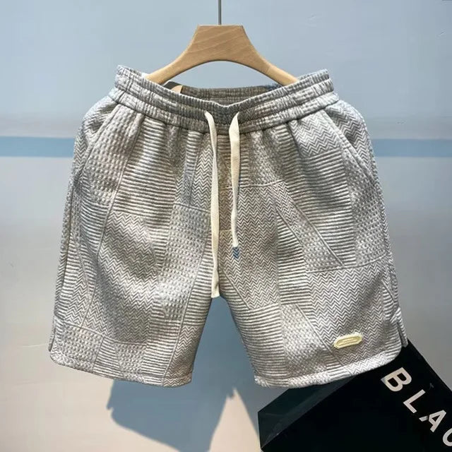 Carl - Herringbone Breeze Shorts til mænd 