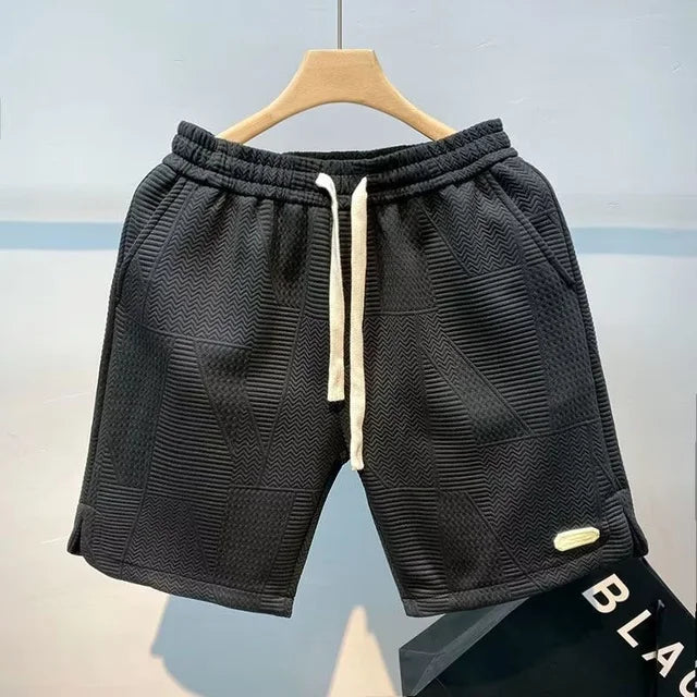 Carl - Herringbone Breeze Shorts til mænd 