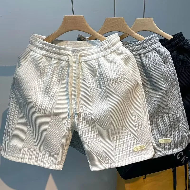 Carl - Herringbone Breeze Shorts til mænd 