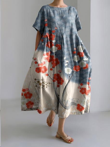 Akane | Cherry Blossom Maxi Dress