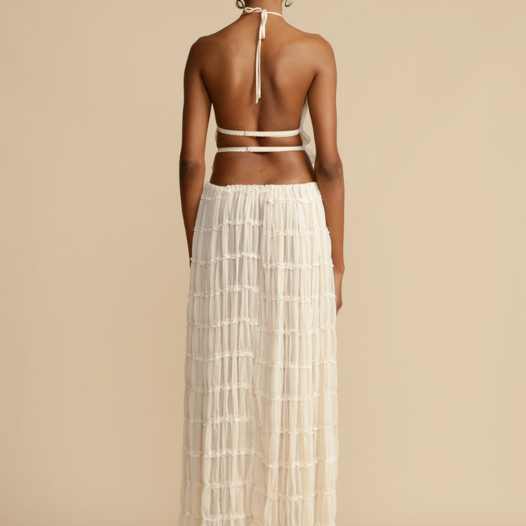 GIANA | Halter top and skirt set