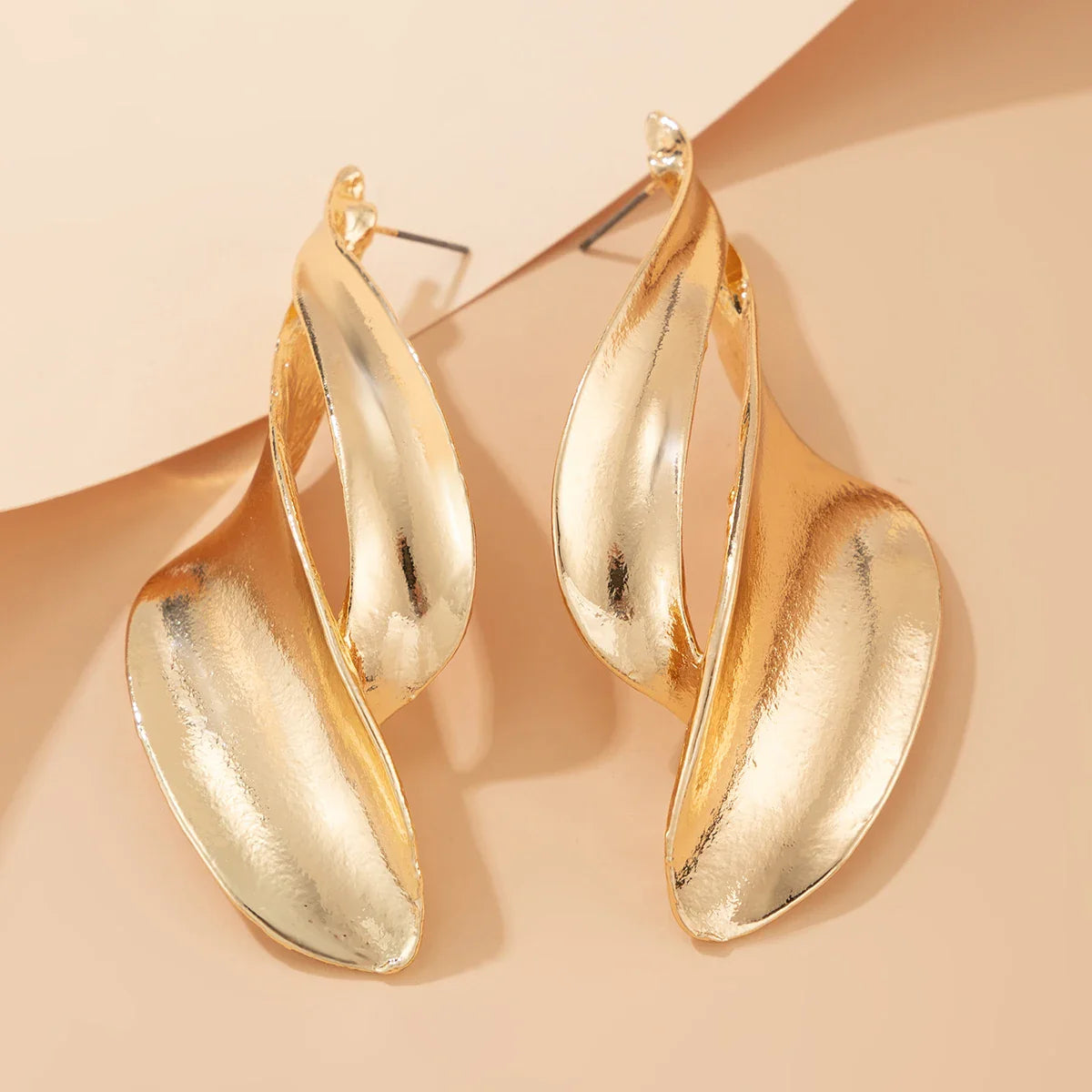 Venusia | Creative Irregular Smooth Metal Earrings