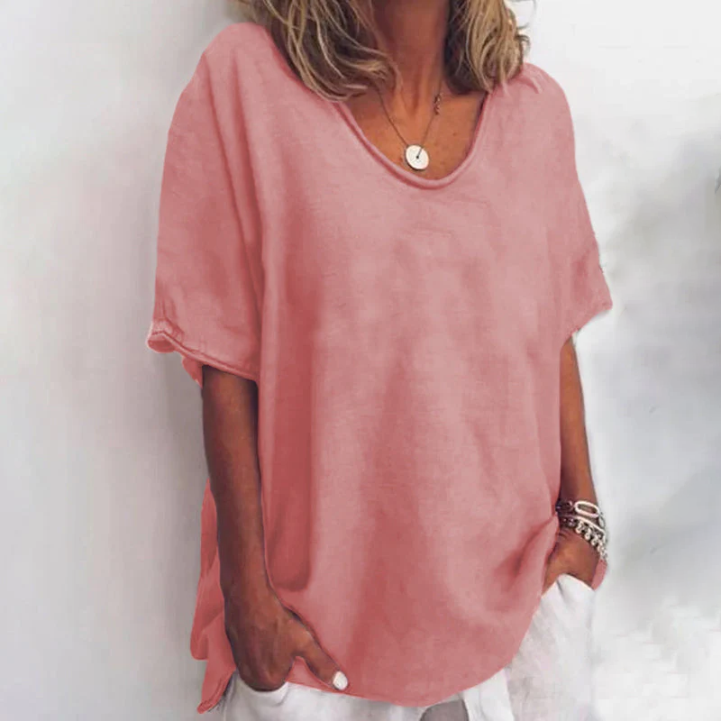 Evelina | Elegance V-Neck Shirt