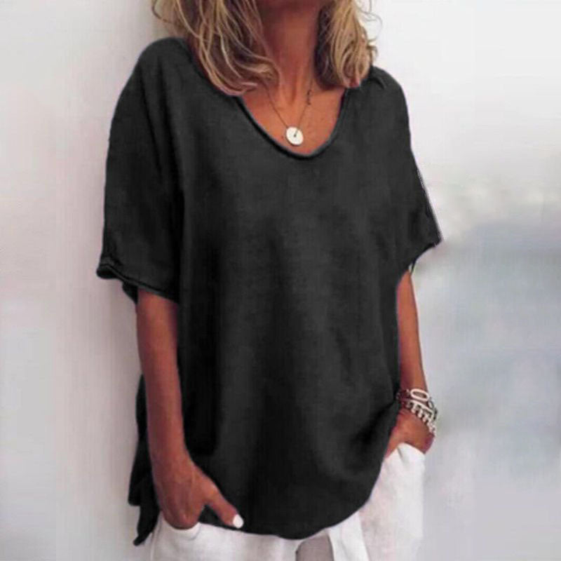 Evelina | Elegance V-Neck Shirt